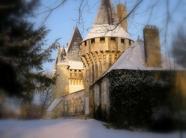 Concours photos : Château sous la neige